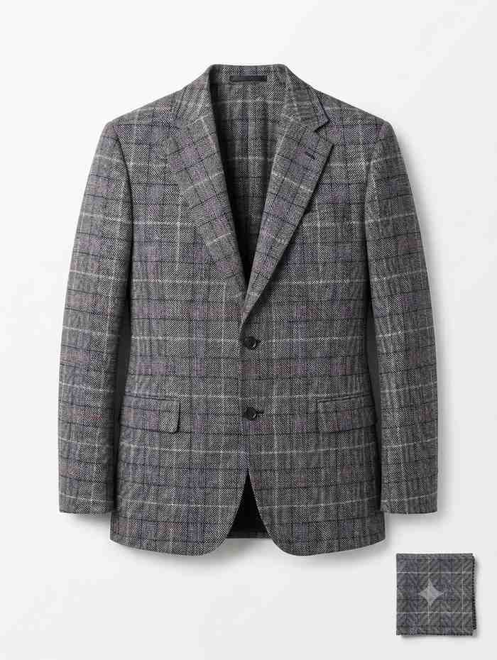 kot with fabric 0 Men Formal & Business Blazers - Image 1